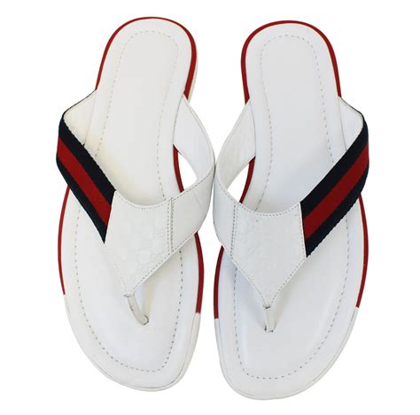 all white gucci flops|Gucci flops on sale.